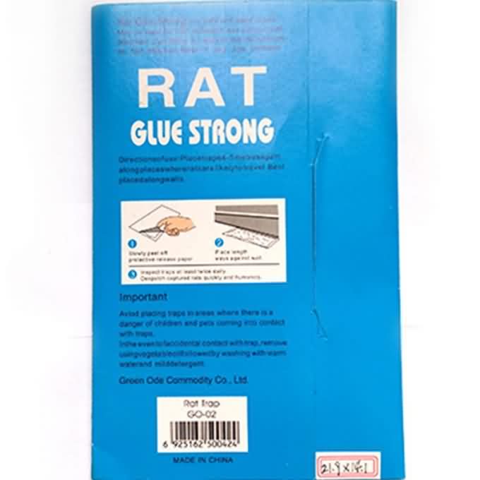 GO-02 Mouse Trap Rat Glue Pitfall Small Size Paper Board