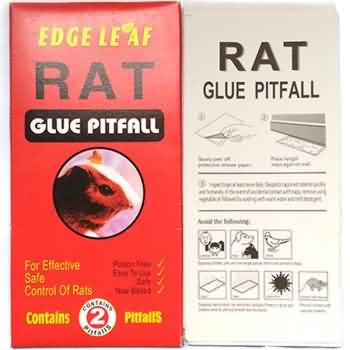 Pest Control GO-203 Red Rat Mouse Glue Pitfall L Size Board