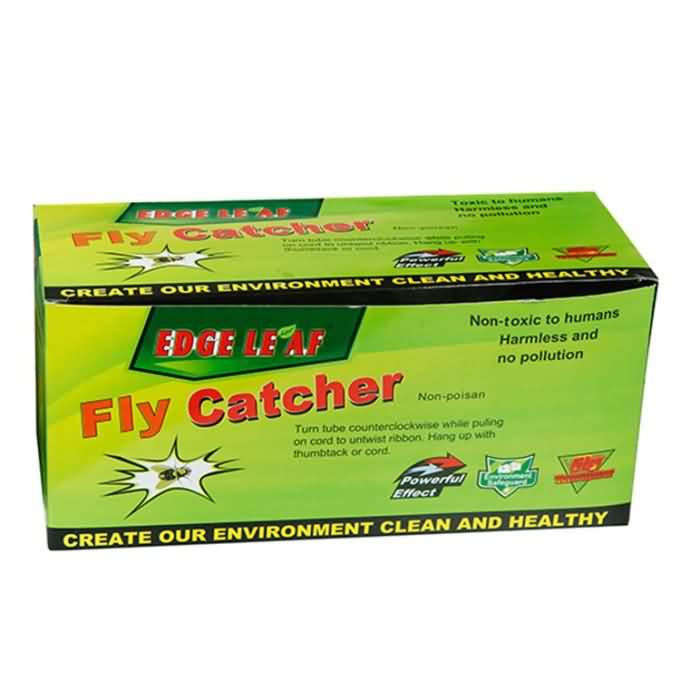 China Edge Leaf Fly Catcher Ribbon 75cm Long Glue Trap placa de controle de pragas armadilha de cola