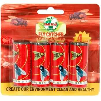 Edge Leaf Fly Catcher Ribbon In Red Card placa de cola armadilha de papel