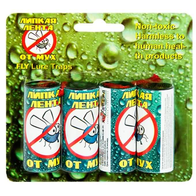 Apanhador de Moscas Potente Fita 75cm Roll Trap Fita Apanhadora de Moscas trampas de pegamento