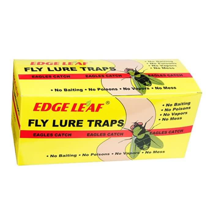 Yello Fly Glue Ribbon Trap 4 Pcs Blister Non-Toxic Catcher controle de pragas placa de cola de mosca