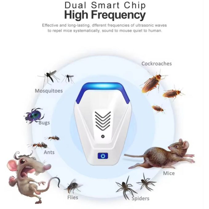 Anti mice Rat Mosquito Pest Insect Control Ultrasonic Mouse Repeller